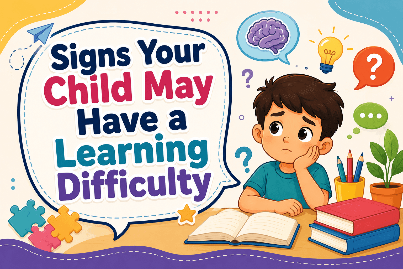 Signs Your Child May Have a Learning Difficulty